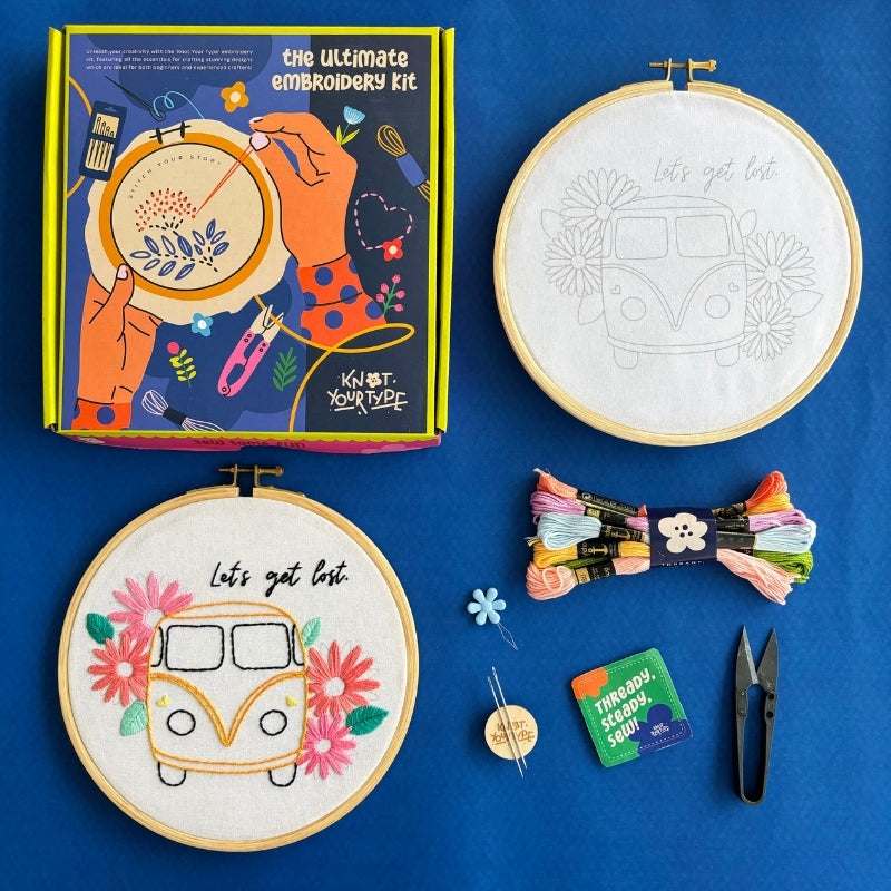 Travel Lover DIY Embroidery Kit