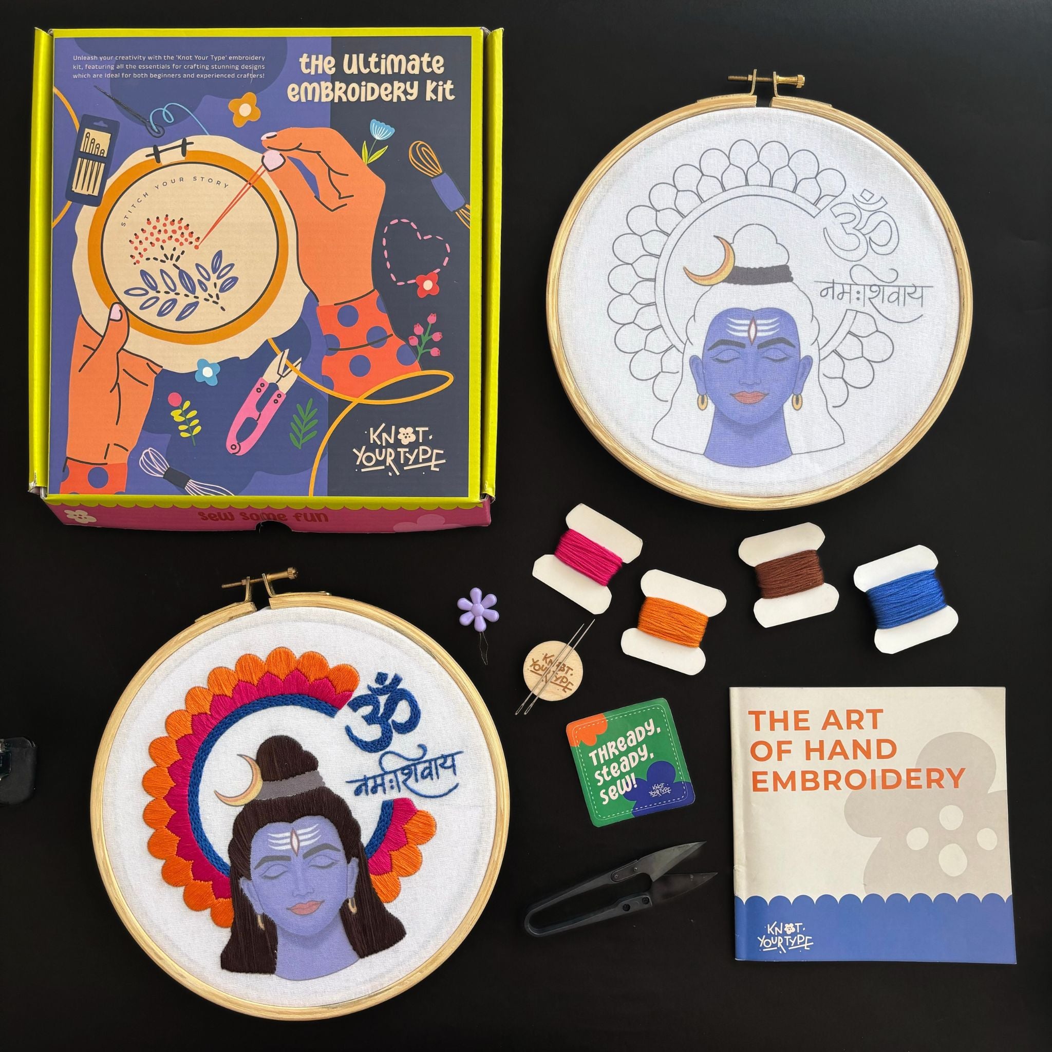 The Shiva DIY Embroidery Kit