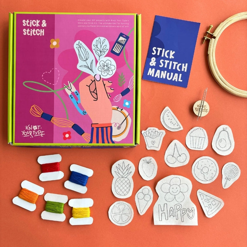 Happy Stick & Stitch Kit