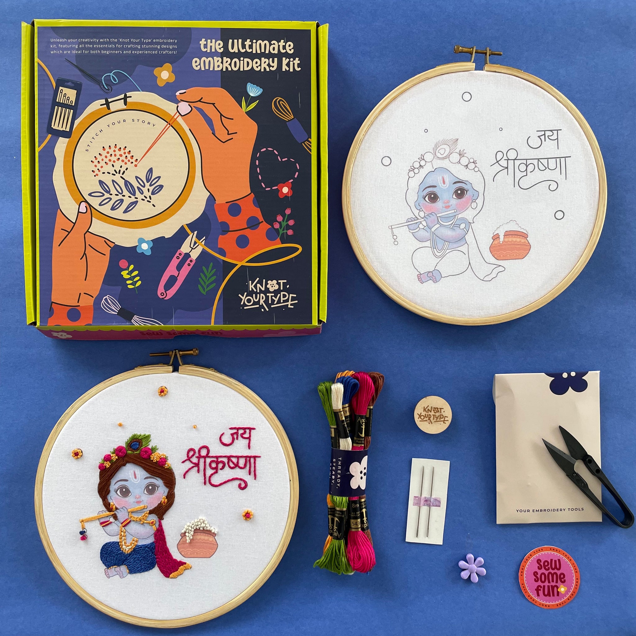 Shree Krishna DIY Embroidery Kit